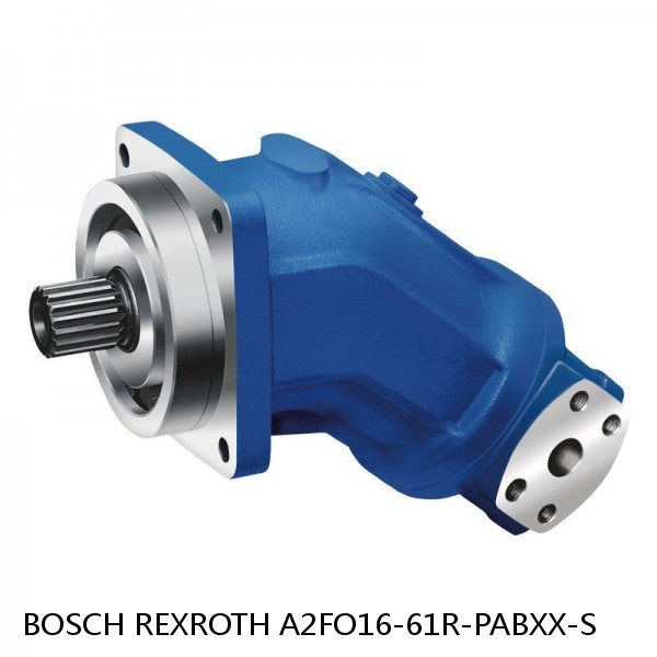 A2FO16-61R-PABXX-S BOSCH REXROTH A2FO FIXED DISPLACEMENT PUMPS