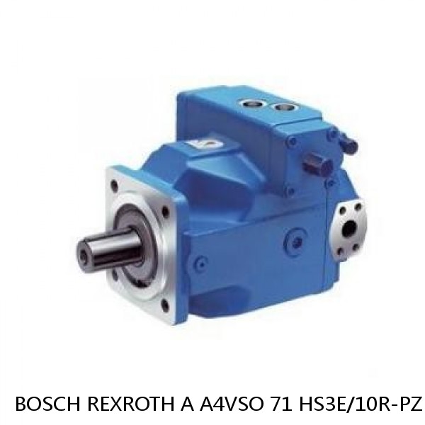 A A4VSO 71 HS3E/10R-PZB13N BOSCH REXROTH A4VSO VARIABLE DISPLACEMENT PUMPS