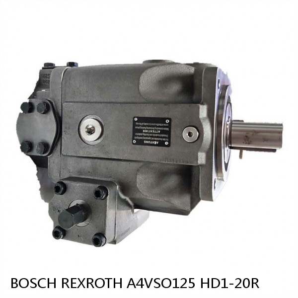 A4VSO125 HD1-20R BOSCH REXROTH A4VSO VARIABLE DISPLACEMENT PUMPS