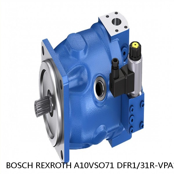 A10VSO71 DFR1/31R-VPA12N BOSCH REXROTH A10VSO VARIABLE DISPLACEMENT PUMPS