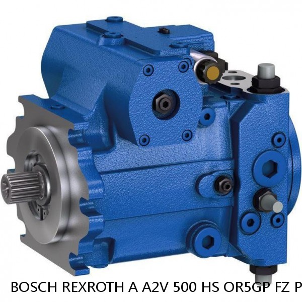 A A2V 500 HS OR5GP FZ POTI BOSCH REXROTH A2V VARIABLE DISPLACEMENT PUMPS #1 image